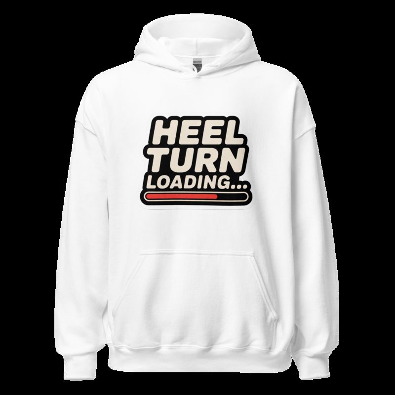 Entertainment Wrestling World Heel Turn Loading Hoodie White