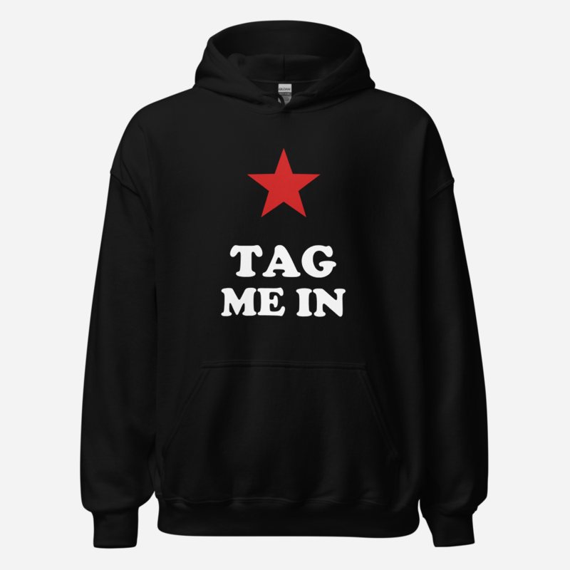 Entertainment Wrestling World Tag Me In Hoodie in Black