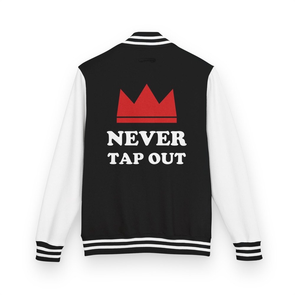 Entertainment Wrestling World Never Tap Out Varsity Jacket