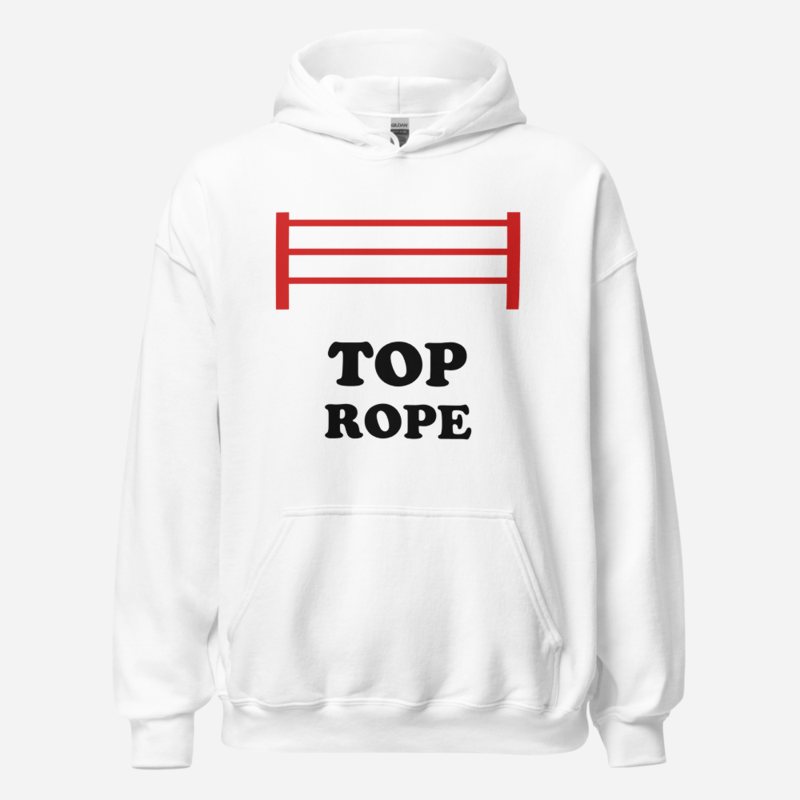 Entertainment Wrestling World Top Rope Hoodie in White