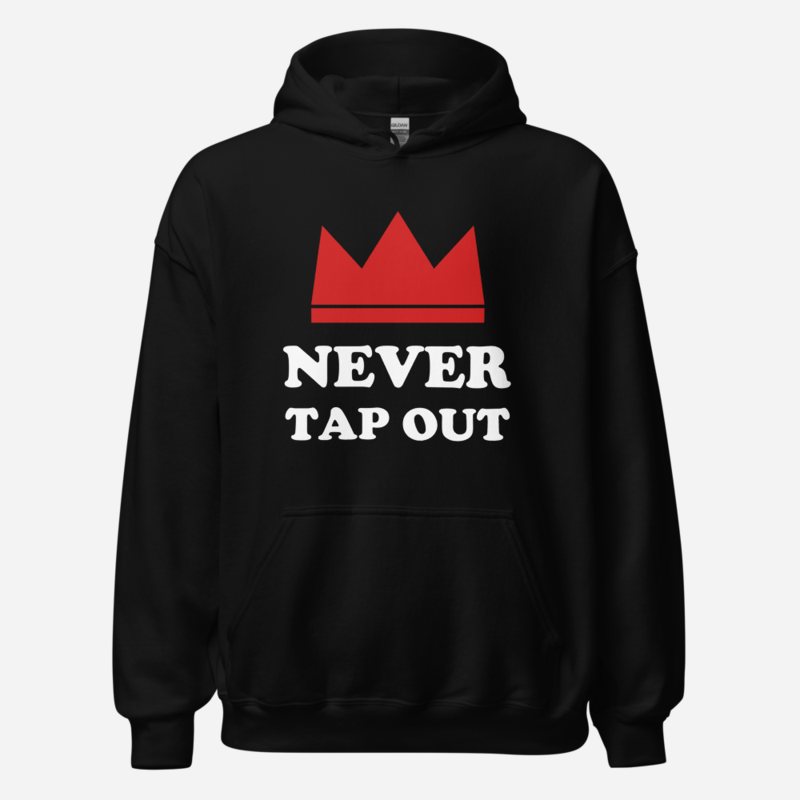 Entertainment Wrestling World Never Tap Out Hoodie