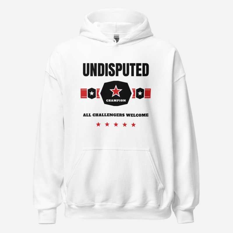 Entertainment Wrestling World Undisputed Hoodie White