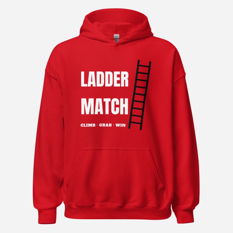 Entertainment Wrestling World Ladder Match Hoodie Red