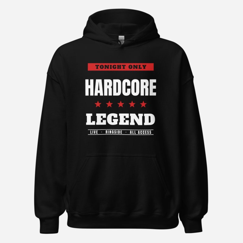 Entertainment Wrestling World Hardcore Legend Hoodie