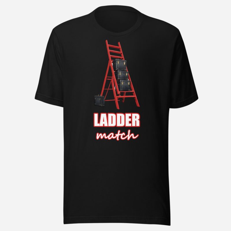 Entertainment Wrestling World Ladder Match Premium Tee in Black