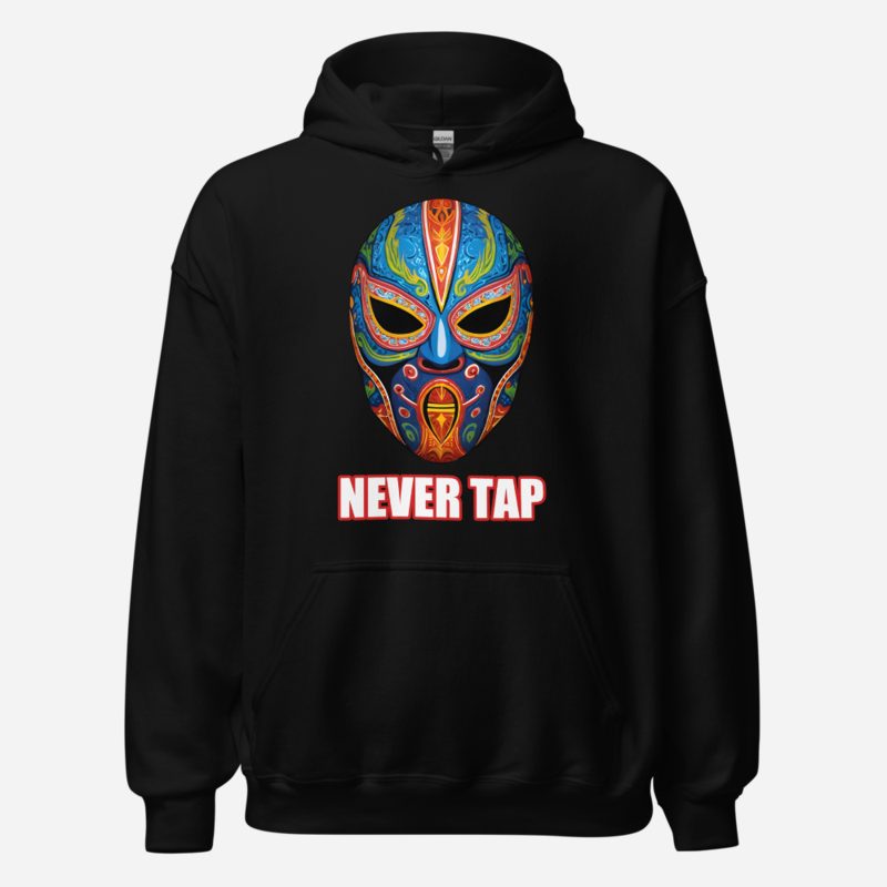 Entertainment Wrestling World Never Tap Mask Hoodie