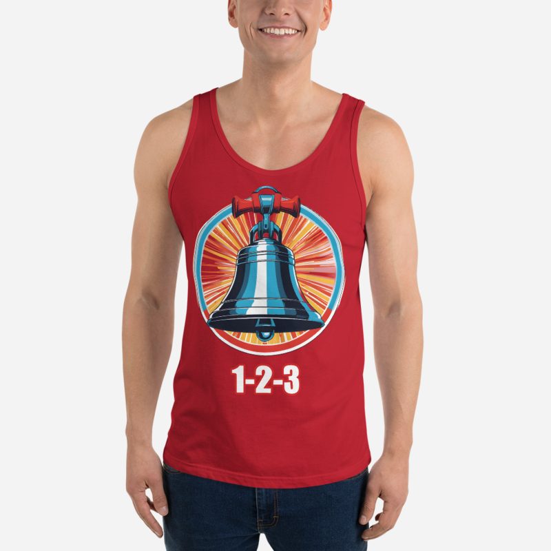 Entertainment Wrestling World 1 2 3 Bell Tank Red