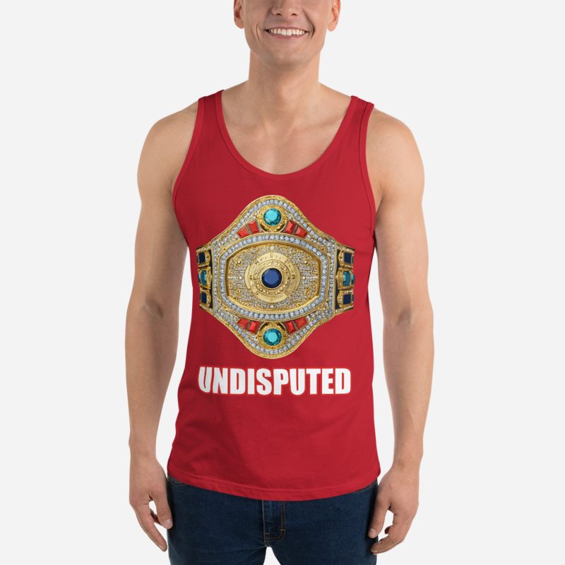 Entertainment Wrestling World Undisputed Belt Tank Red